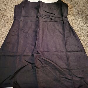 LOFT Dark Gray Strapless Dress